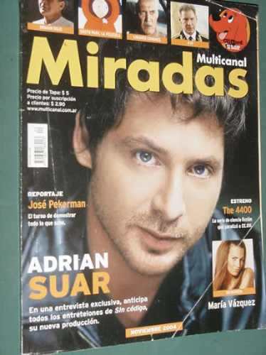 MIRADAS magazine side cover November 2004
