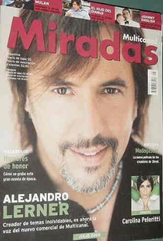 MIRADAS magazine side cover July 2005