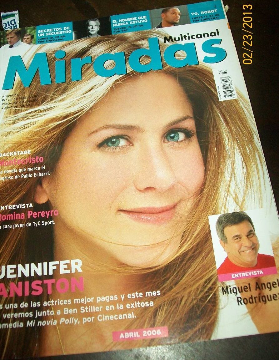 MIRADAS magazine side cover April 2006