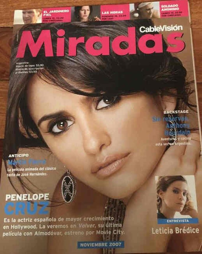 MIRADAS magazine side cover November 2007