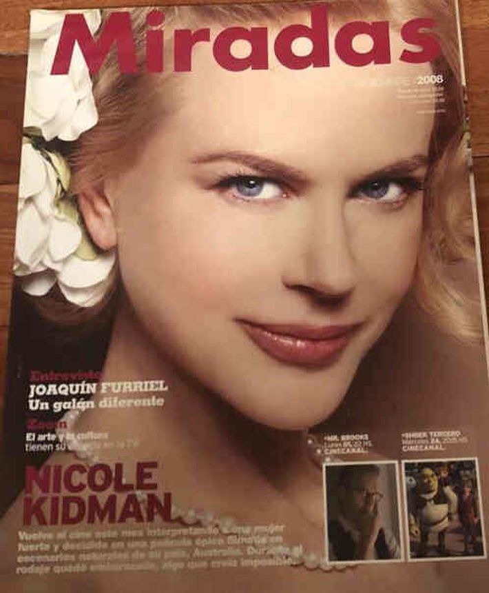 MIRADAS magazine side cover  December 2008