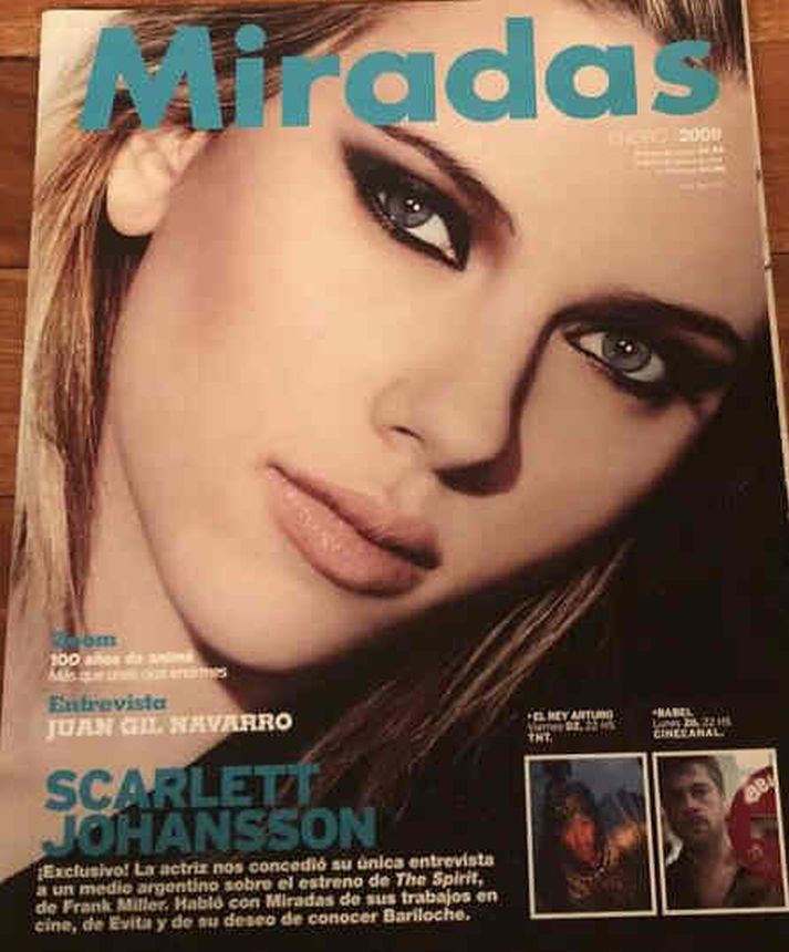 MIRADAS magazine side cover  January 2009
