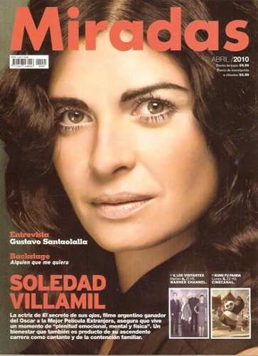 MIRADAS magazine side cover April 2010