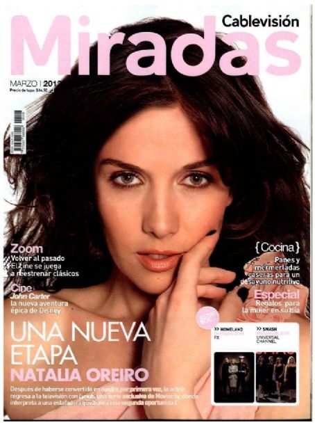 MIRADAS magazine side cover March 2012