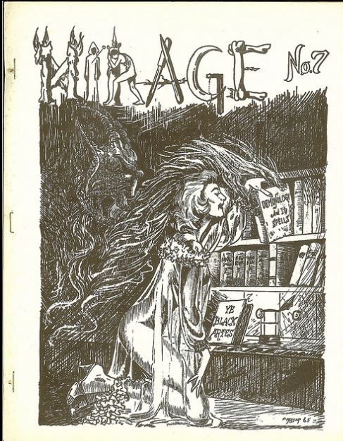 MIRAGE magazine side cover Issue 7  Vol 2 # 1  1965
