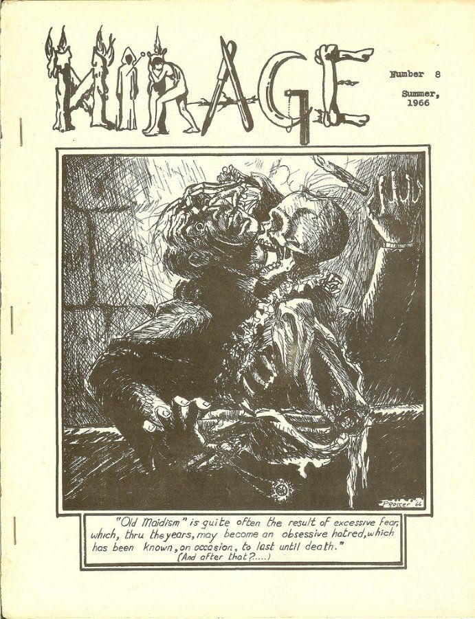 MIRAGE magazine side cover Issue 8 Summer 1966