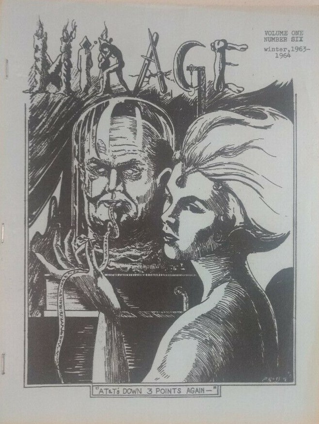 MIRAGE magazine side cover Issue 6 Winter 1963