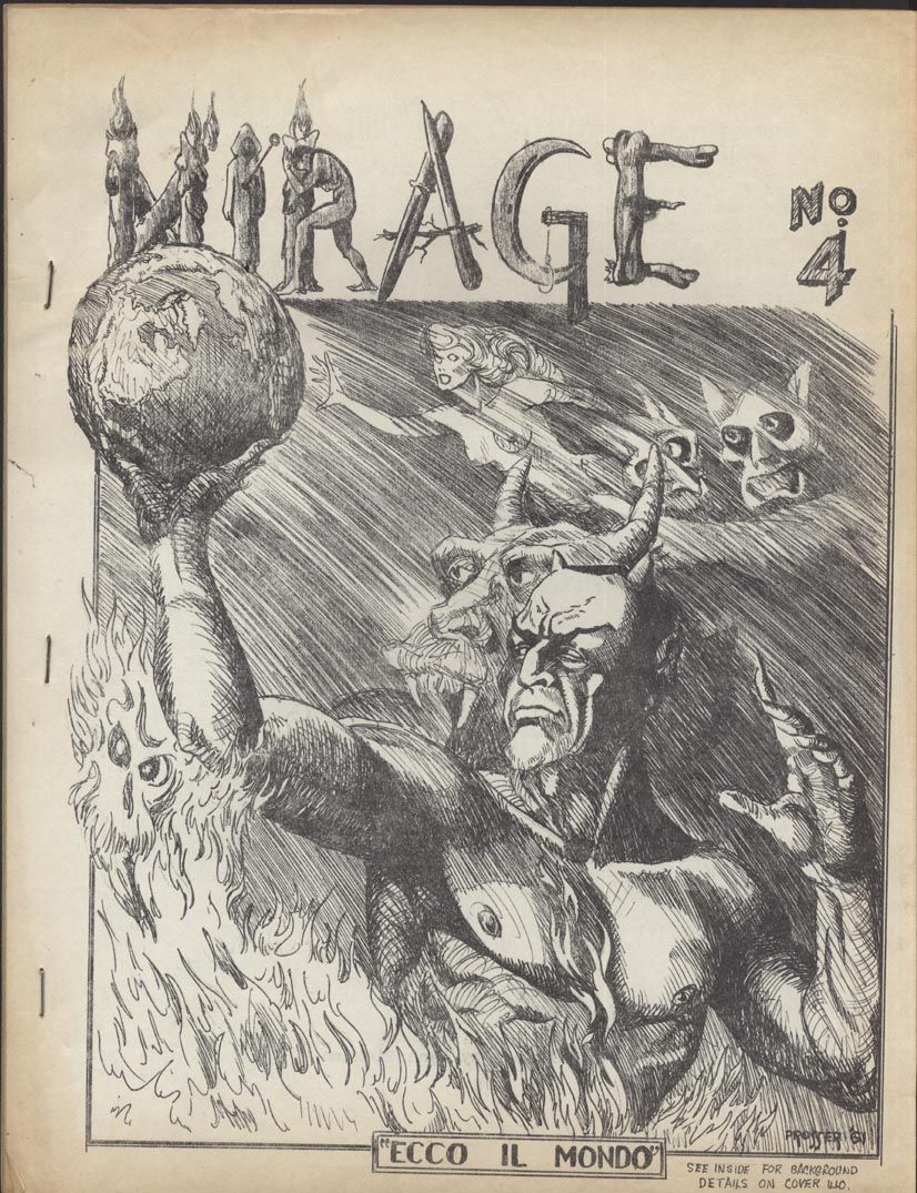 MIRAGE magazine side cover Issue 4   1961