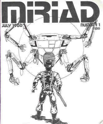 MIRIAD magazine side cover Issue 1  July 1980