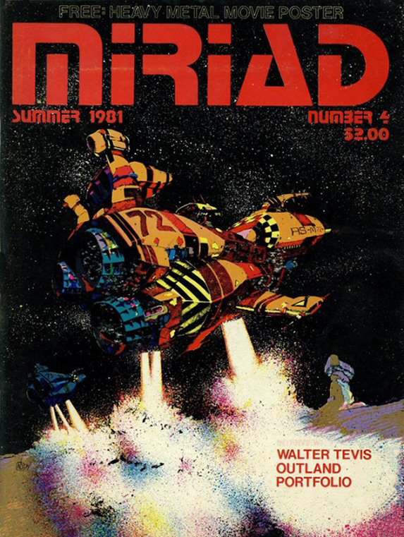 MIRIAD magazine side cover Issue 4 Summer 1981