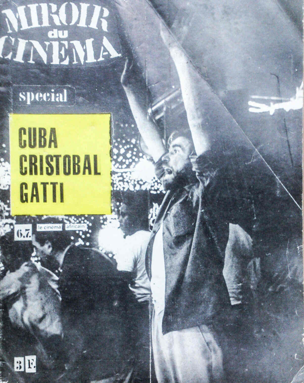MIROIR DU CINEMA magazine side cover Issue 6/7 July 1963
