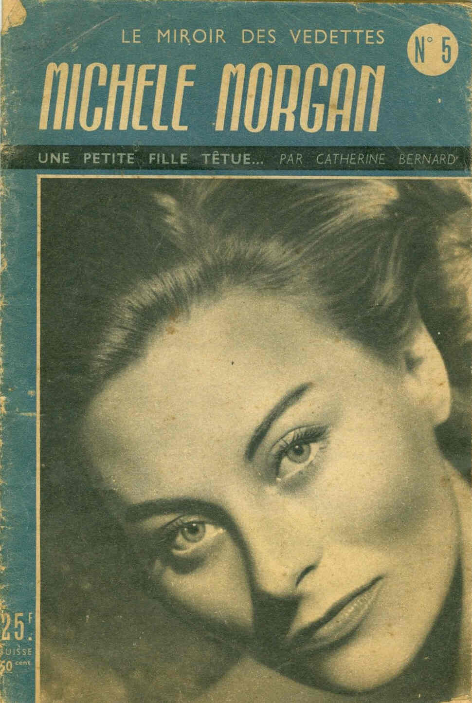 MIROIR DES VEDETTES | LE magazine side cover Issue 5  1947
