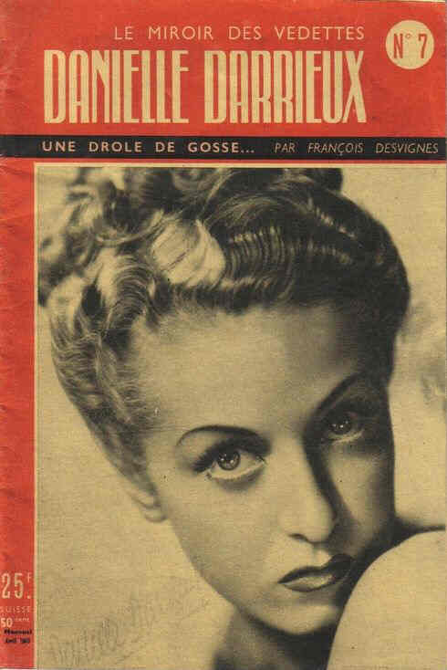 MIROIR DES VEDETTES | LE magazine side cover Issue 7 April 1949