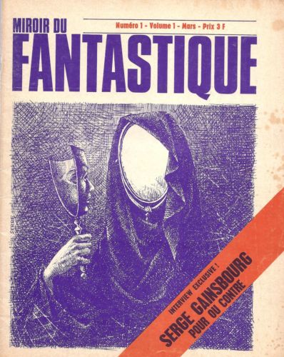 MIROIR DU FANTASTIQUE magazine side cover Issue 1 March 1968