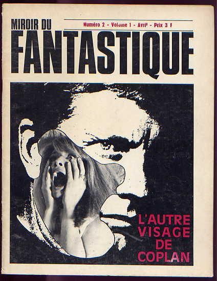 MIROIR DU FANTASTIQUE magazine side cover Issue 2 April 1968