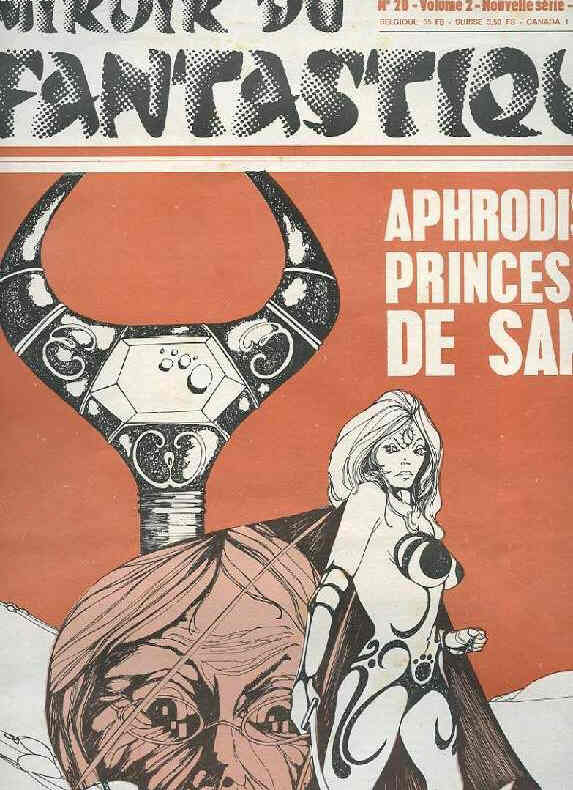 MIROIR DU FANTASTIQUE magazine side cover Issue 20  Vol 2 # 20  1970