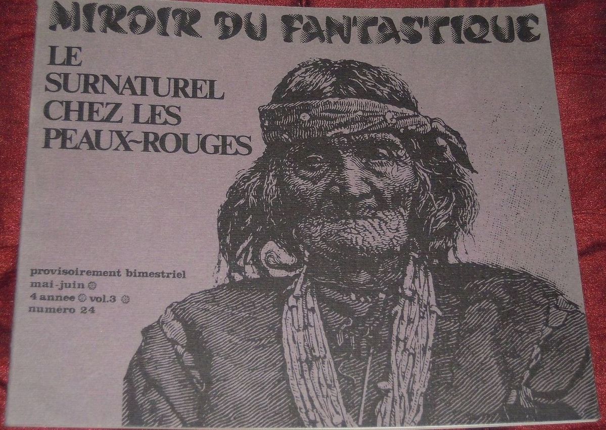 MIROIR DU FANTASTIQUE magazine side cover Issue 24 May/June 1971
