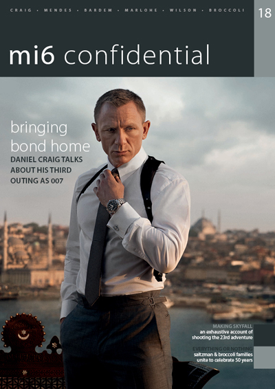 MI6 CONFIDENTIAL magazine side cover Issue 18 October 2012