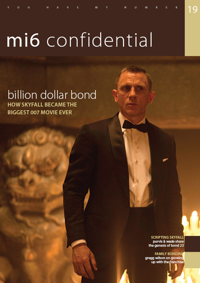 MI6 CONFIDENTIAL magazine side cover Issue 19 January 2013