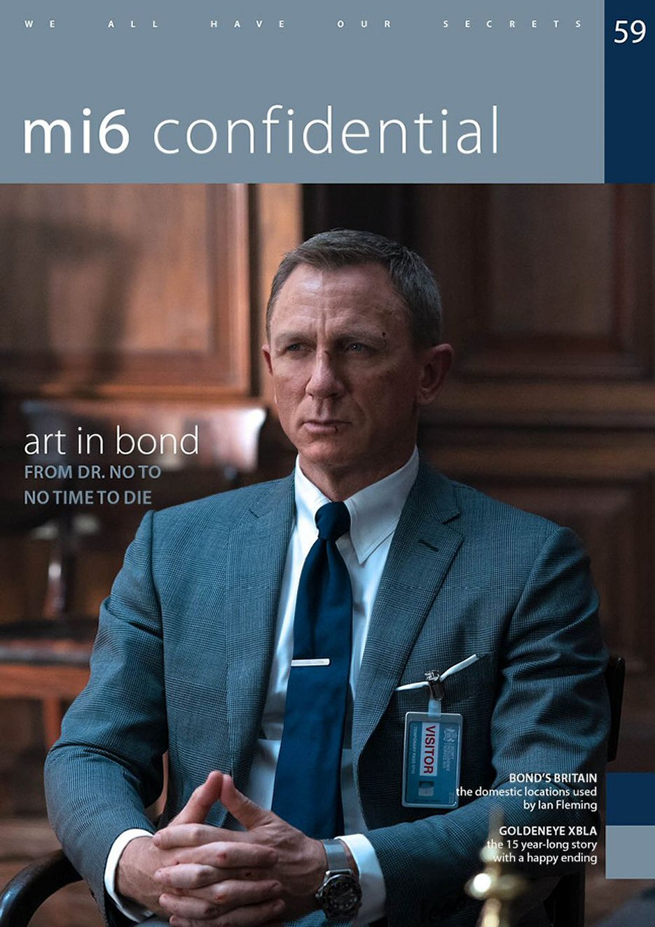 MI6 CONFIDENTIAL magazine side cover Issue 59  April 2021