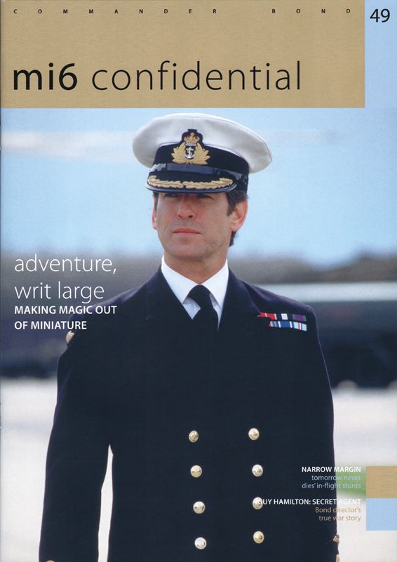 MI6 CONFIDENTIAL magazine side cover Issue 49  April 2019