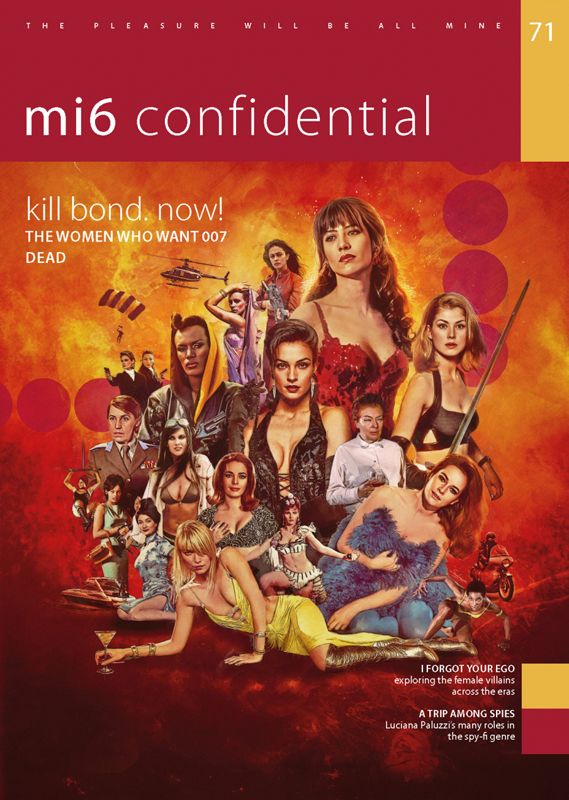 MI6 CONFIDENTIAL magazine side cover Issue 71  December 2023