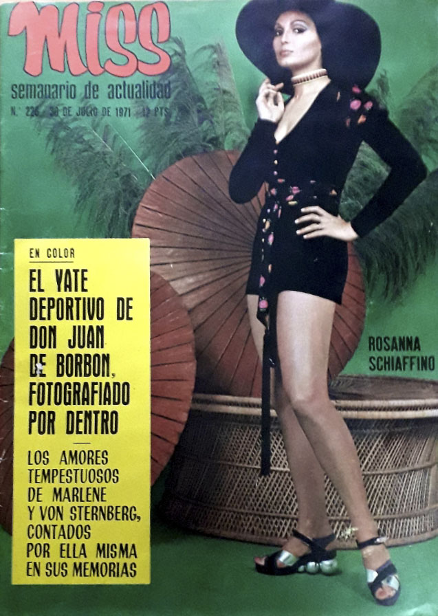 MISS magazine side cover Issue 226 30 July 1971