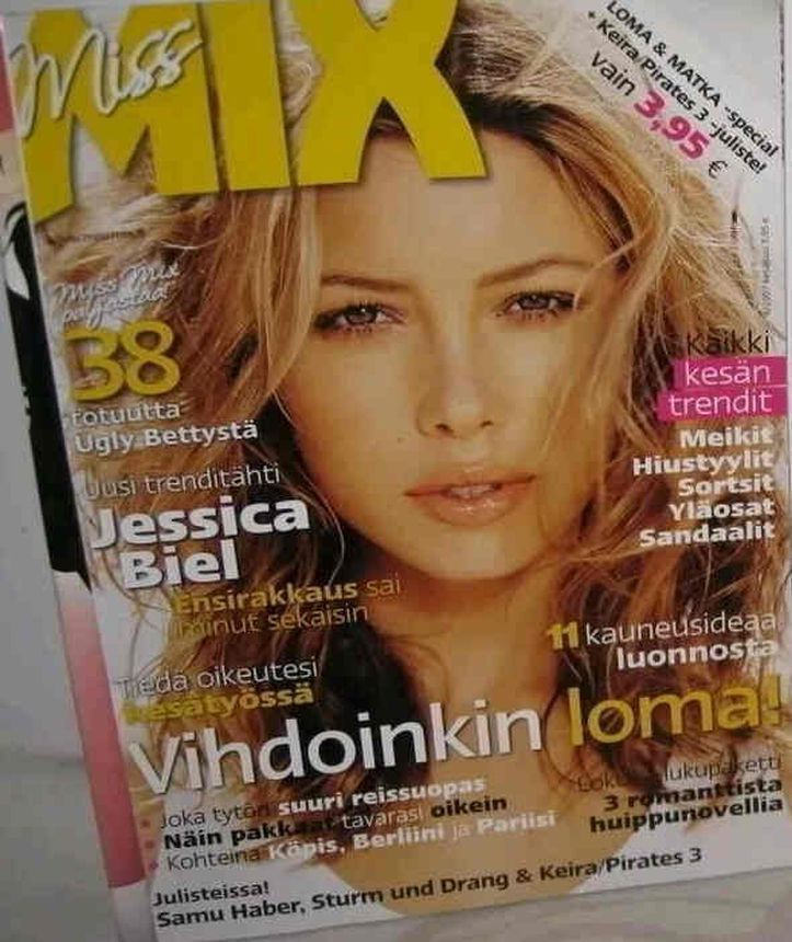 MISS MIX magazine side cover  June 2007