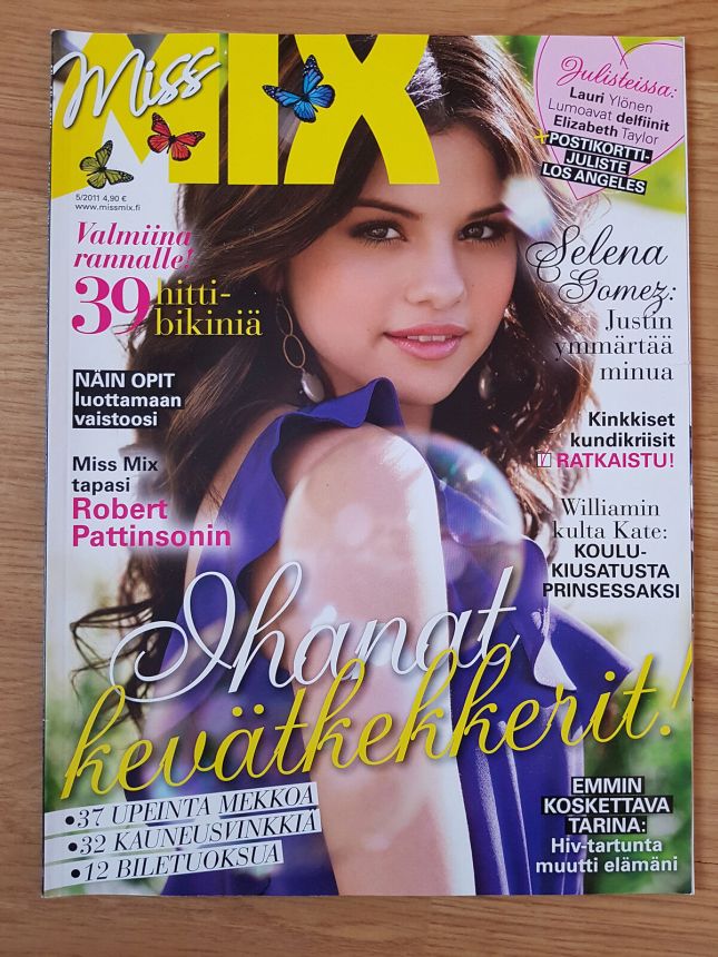 MISS MIX magazine side cover  May 2011