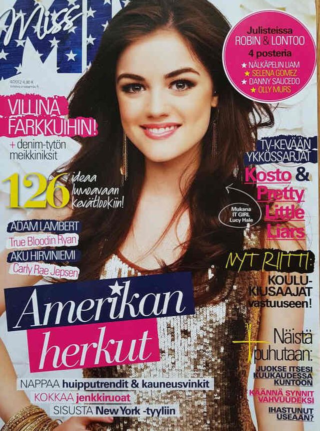 MISS MIX magazine side cover  April 2012