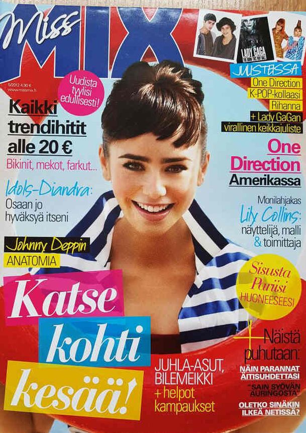 MISS MIX magazine side cover  May 2012