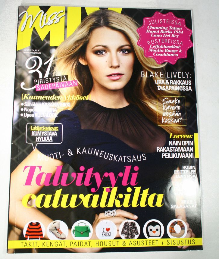 MISS MIX magazine side cover  October 2012