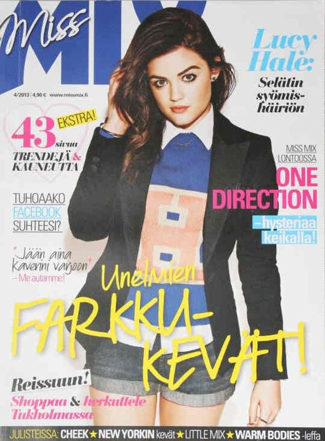 MISS MIX magazine side cover  April 2013