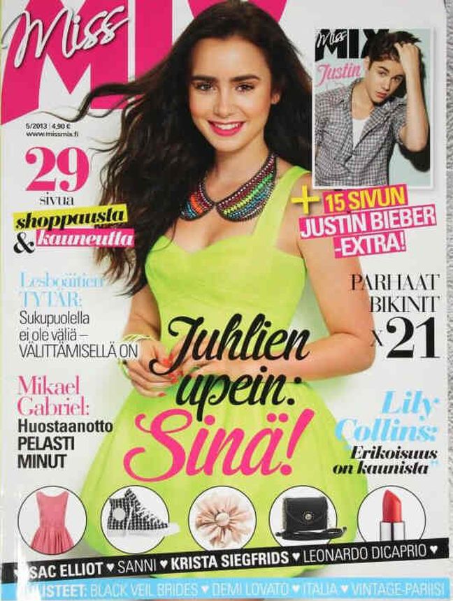 MISS MIX magazine side cover  May 2013