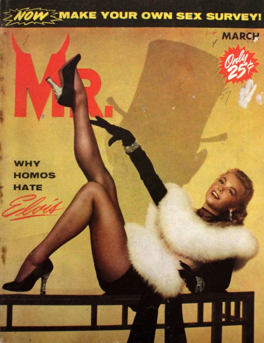 MISTER magazine side cover  March 1957