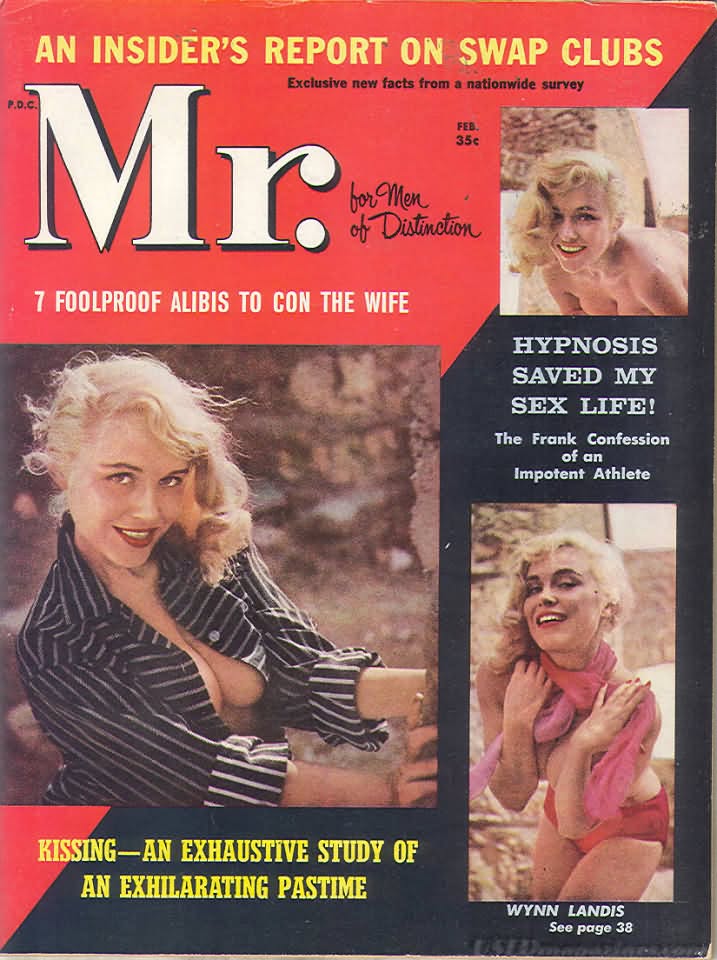 MISTER magazine side cover  February 1960