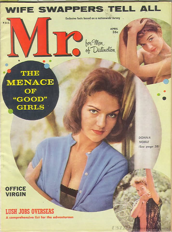 MISTER magazine side cover  April 1960