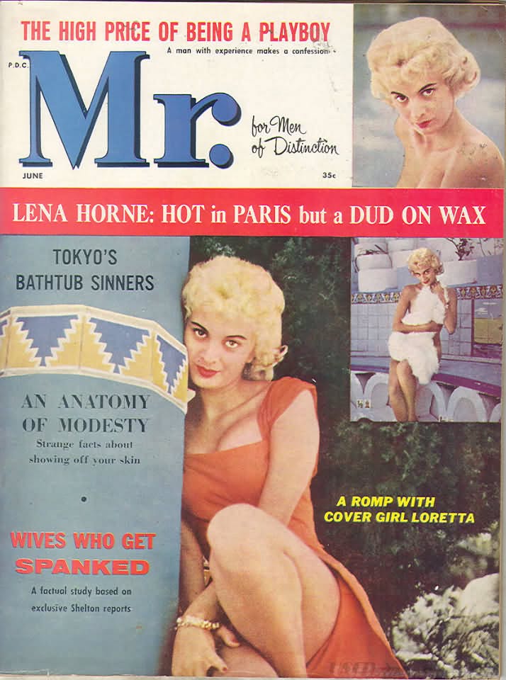 MISTER magazine side cover  June 1960