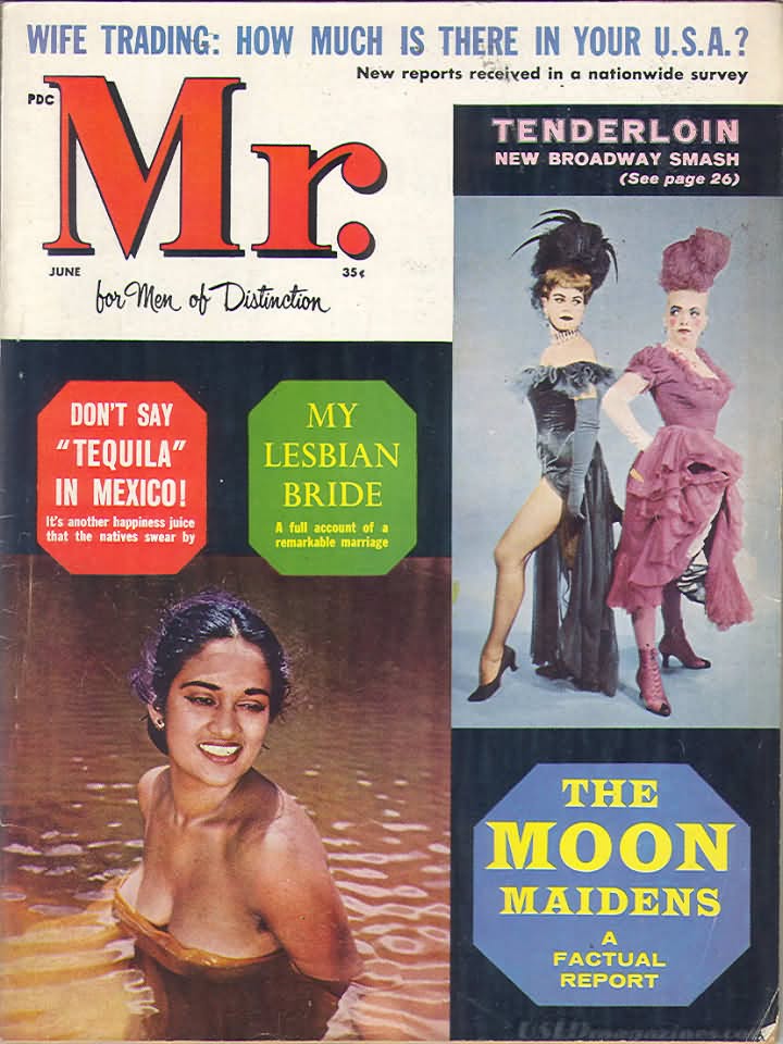 MISTER magazine side cover  June 1961