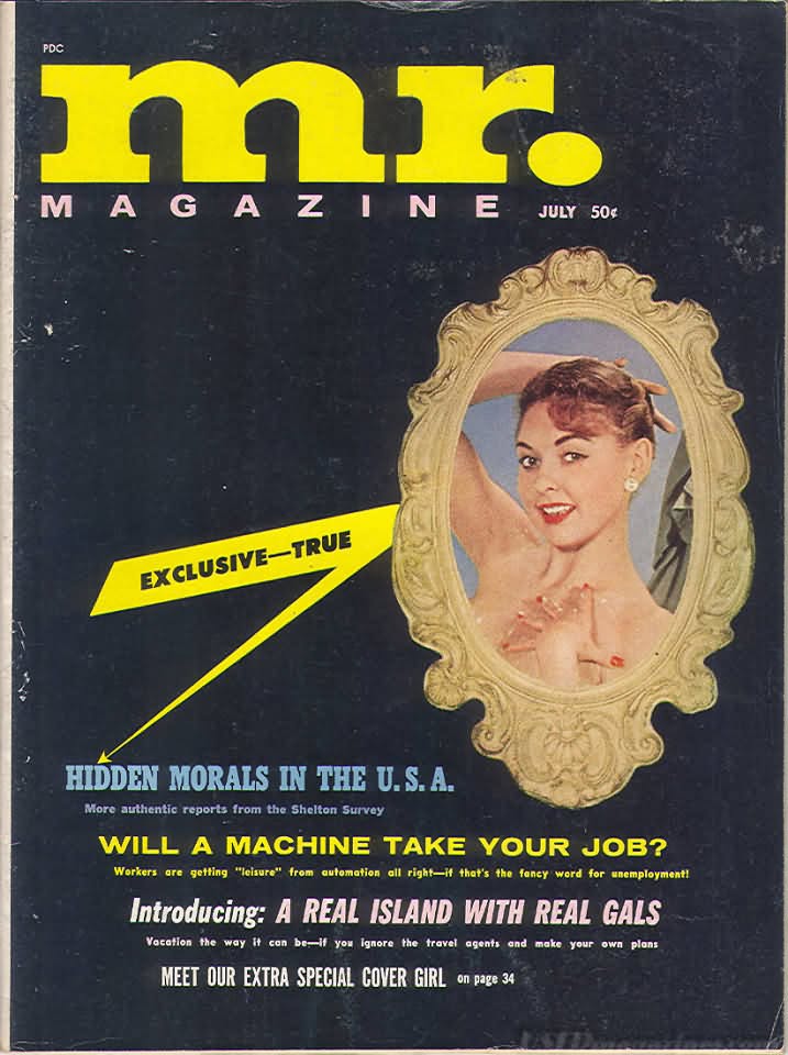 MISTER magazine side cover  July 1962