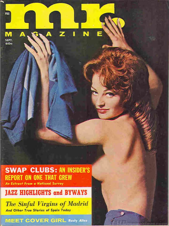 MISTER magazine side cover  September 1963