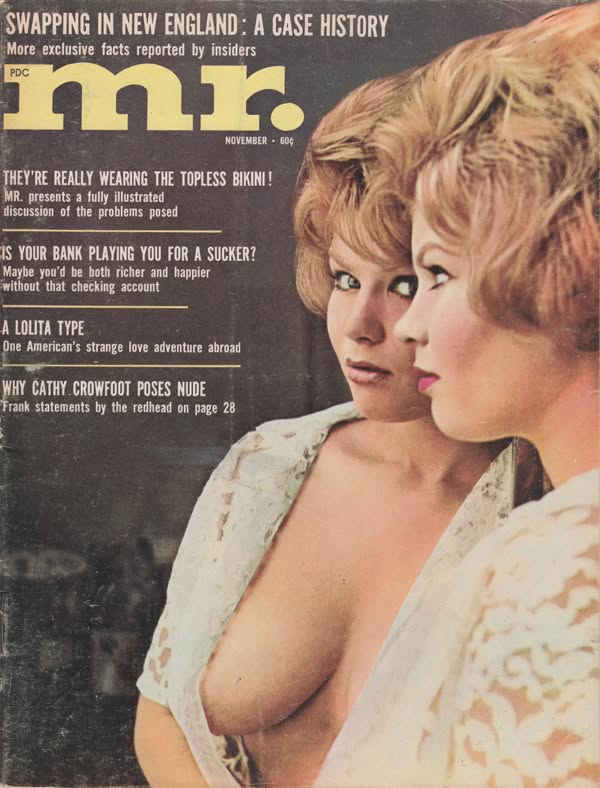 MISTER magazine side cover  November 1964