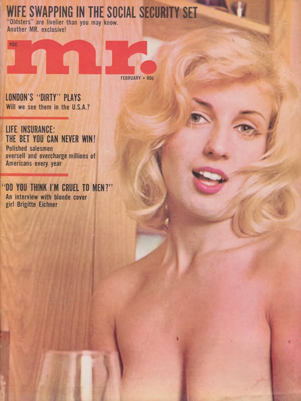 MISTER magazine side cover  February 1965