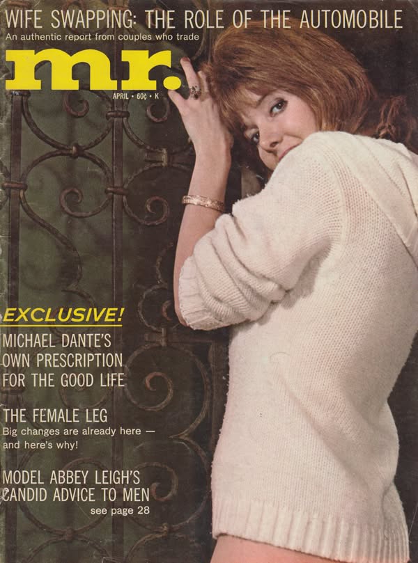 MISTER magazine side cover  April 1965