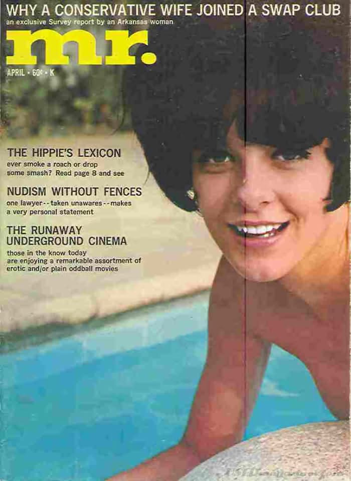 MISTER magazine side cover  April 1966