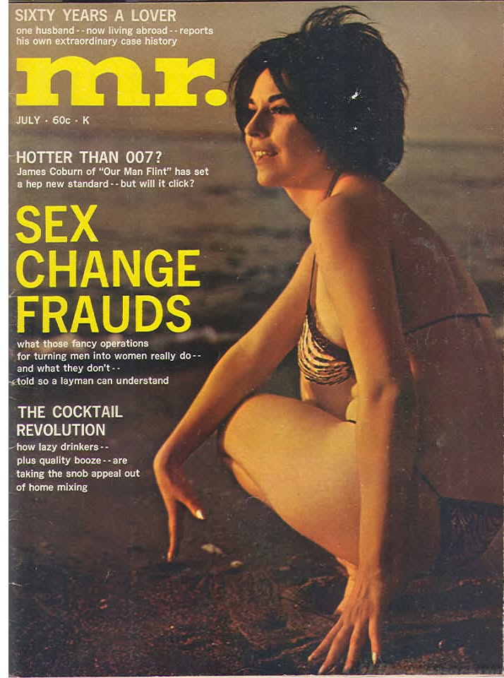 MISTER magazine side cover  July 1966