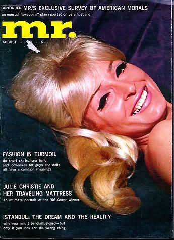 MISTER magazine side cover  August 1966
