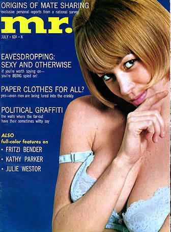 MISTER magazine side cover  July 1967