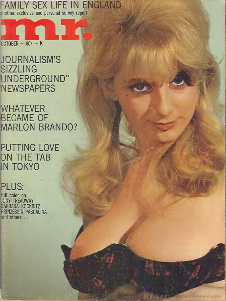 MISTER magazine side cover  October 1967