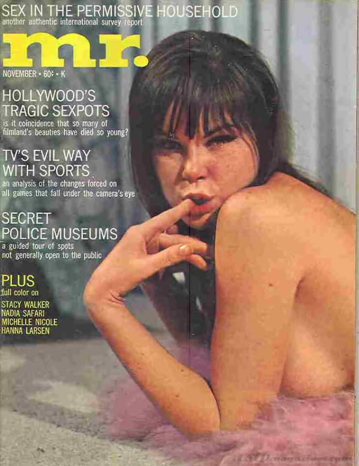 MISTER magazine side cover  November 1967
